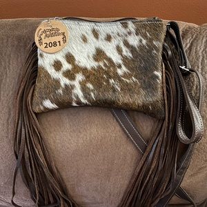 Crimson Willow Lil Go Round crossbody clutch